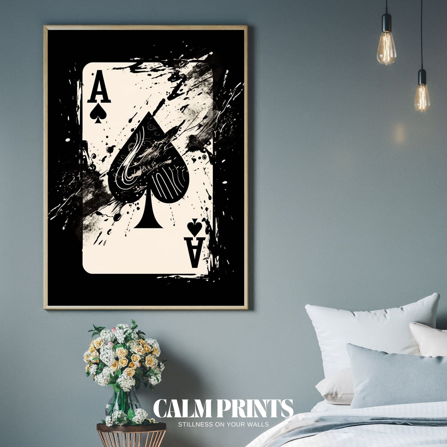 Abstract interpretation of the Ace of Spades with sharp detailing