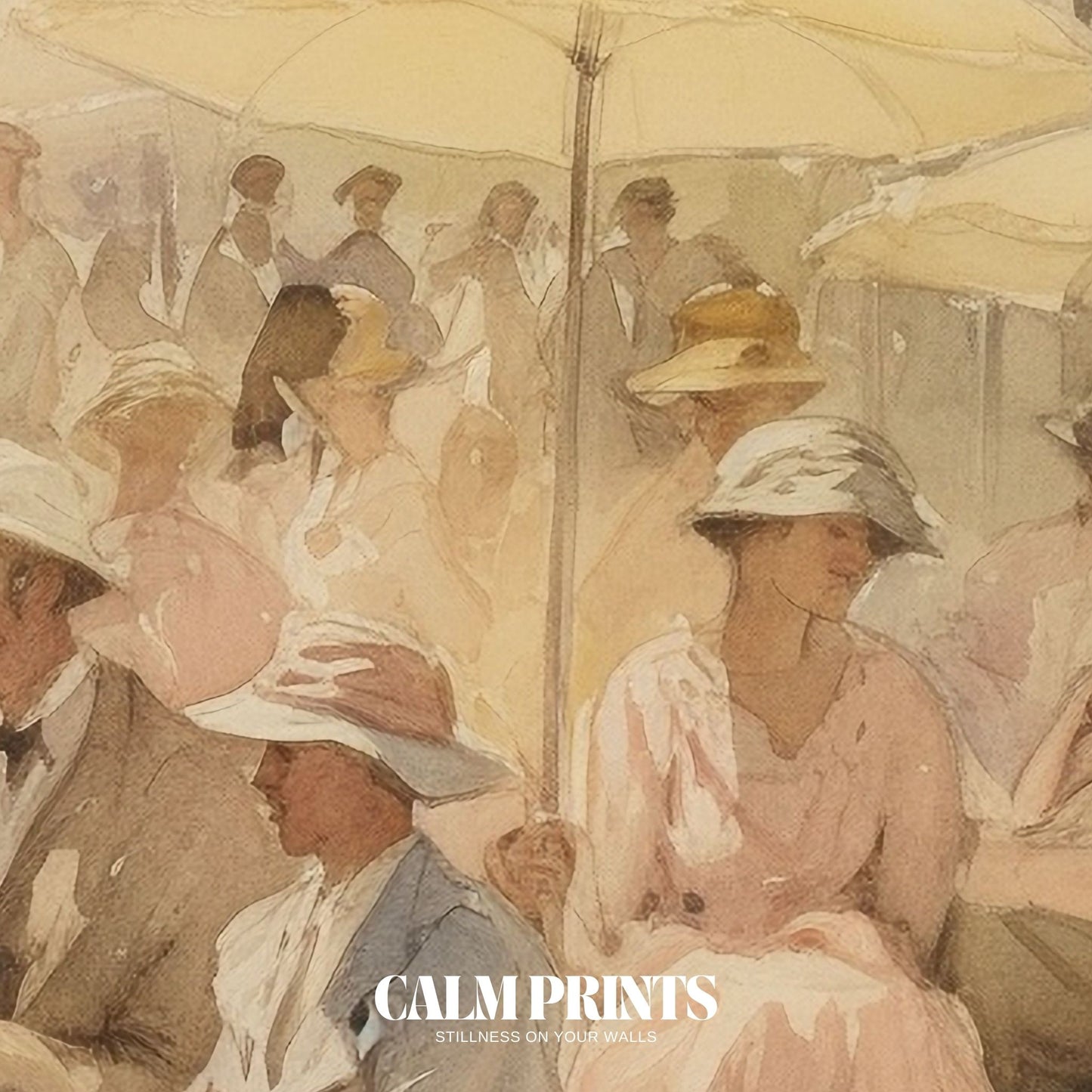 Afternoon light on the beach with soft sky and fading horizon