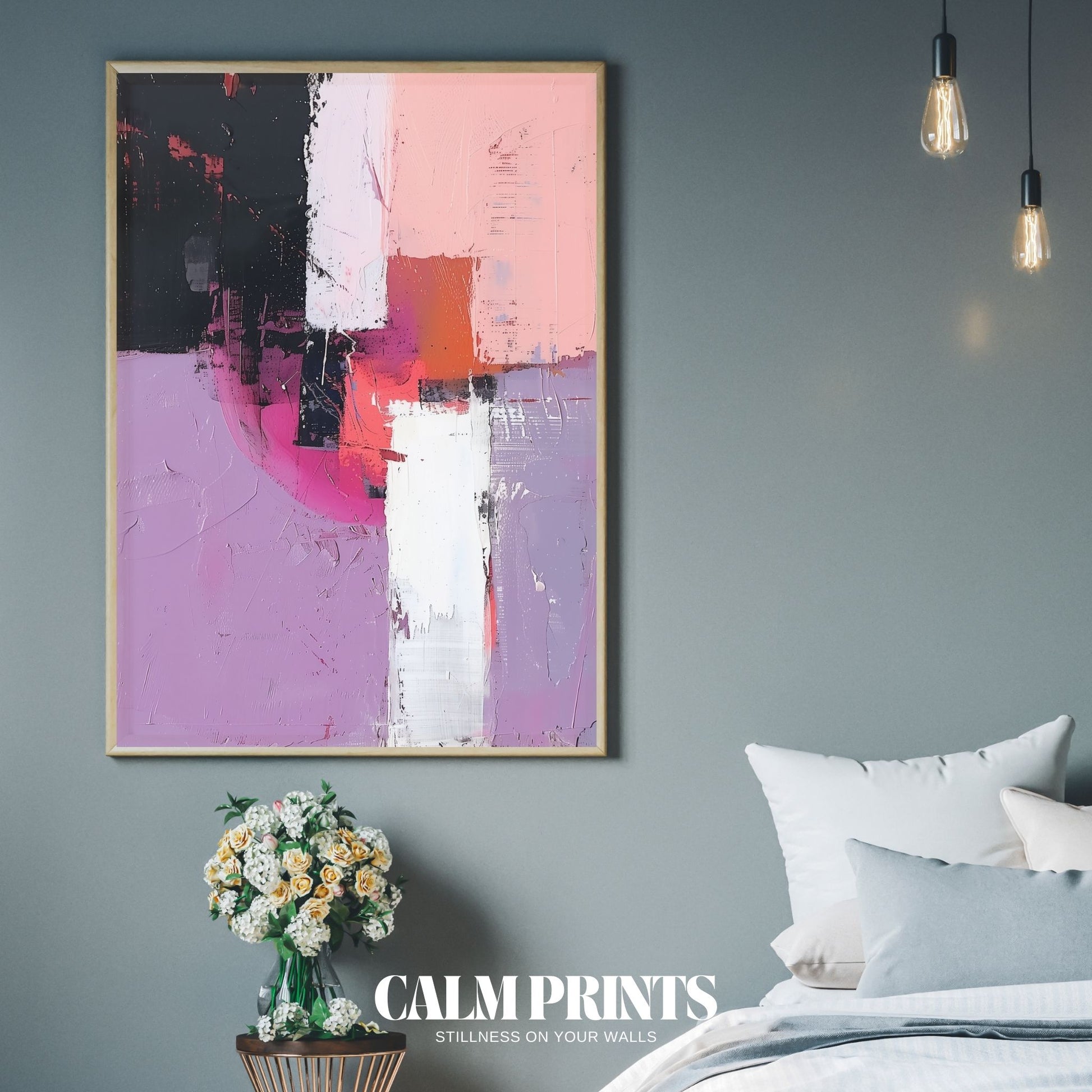 Bold expressionist wall art filled with emotion and powerful strokes
