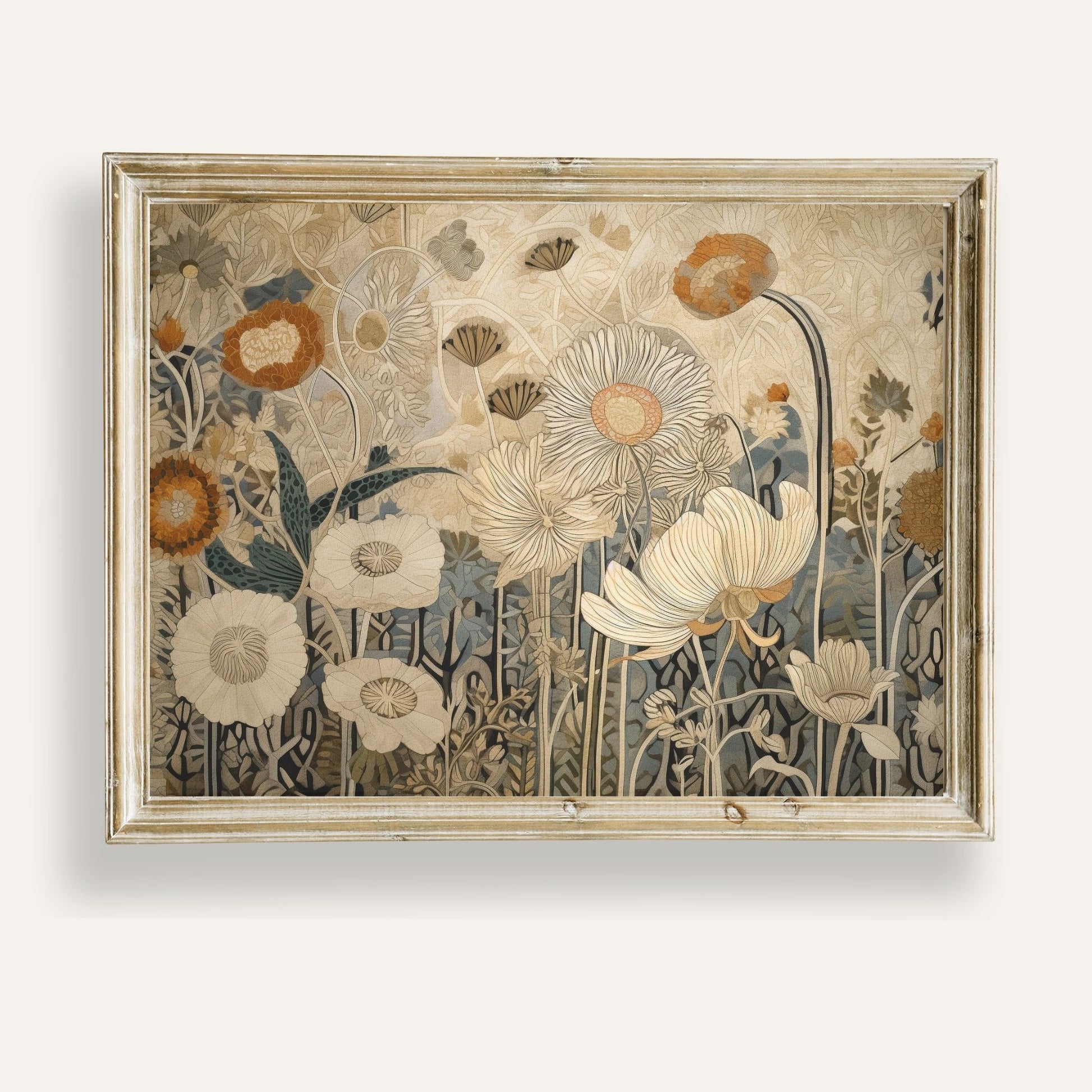Peaceful botanical bloom radiating serenity in soft, natural tones
