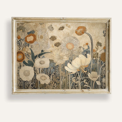 Peaceful botanical bloom radiating serenity in soft, natural tones
