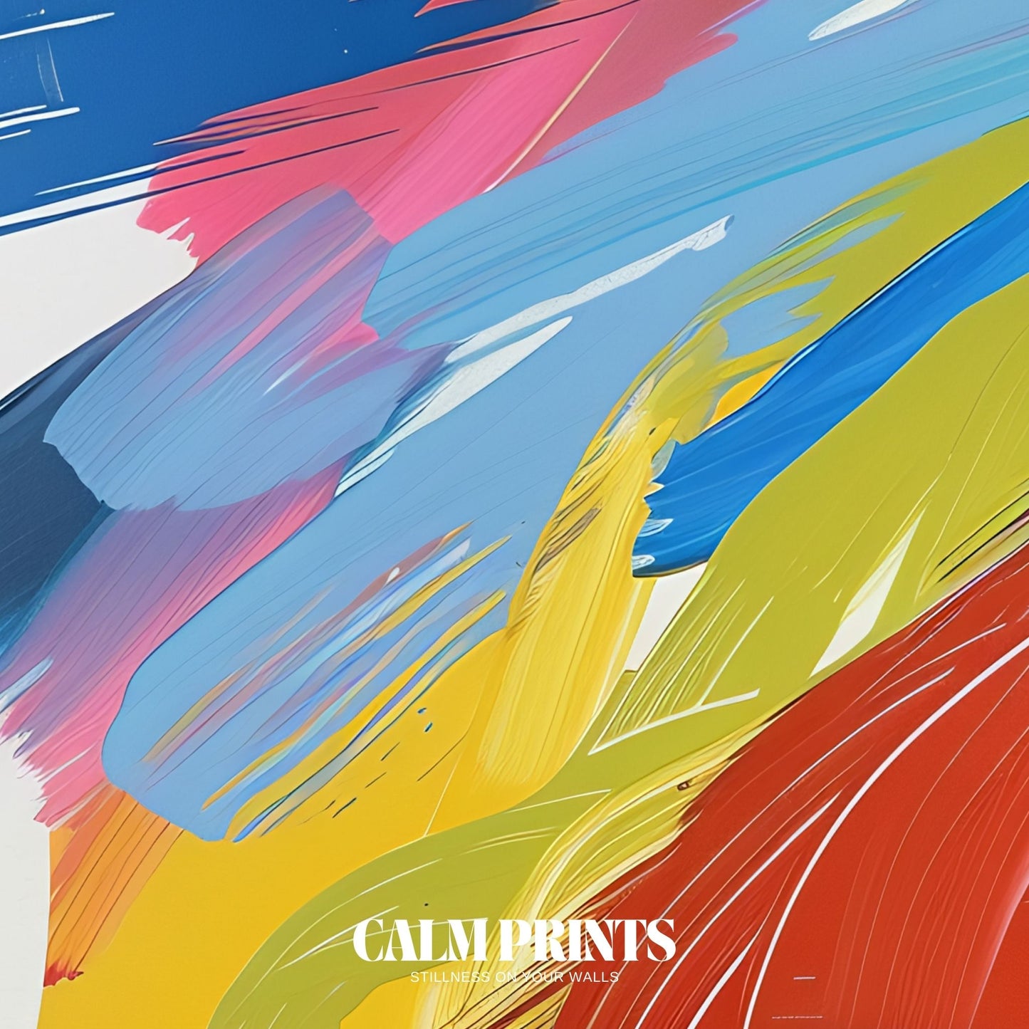 Poster of a profile silhouette brought to life through colour in motion
