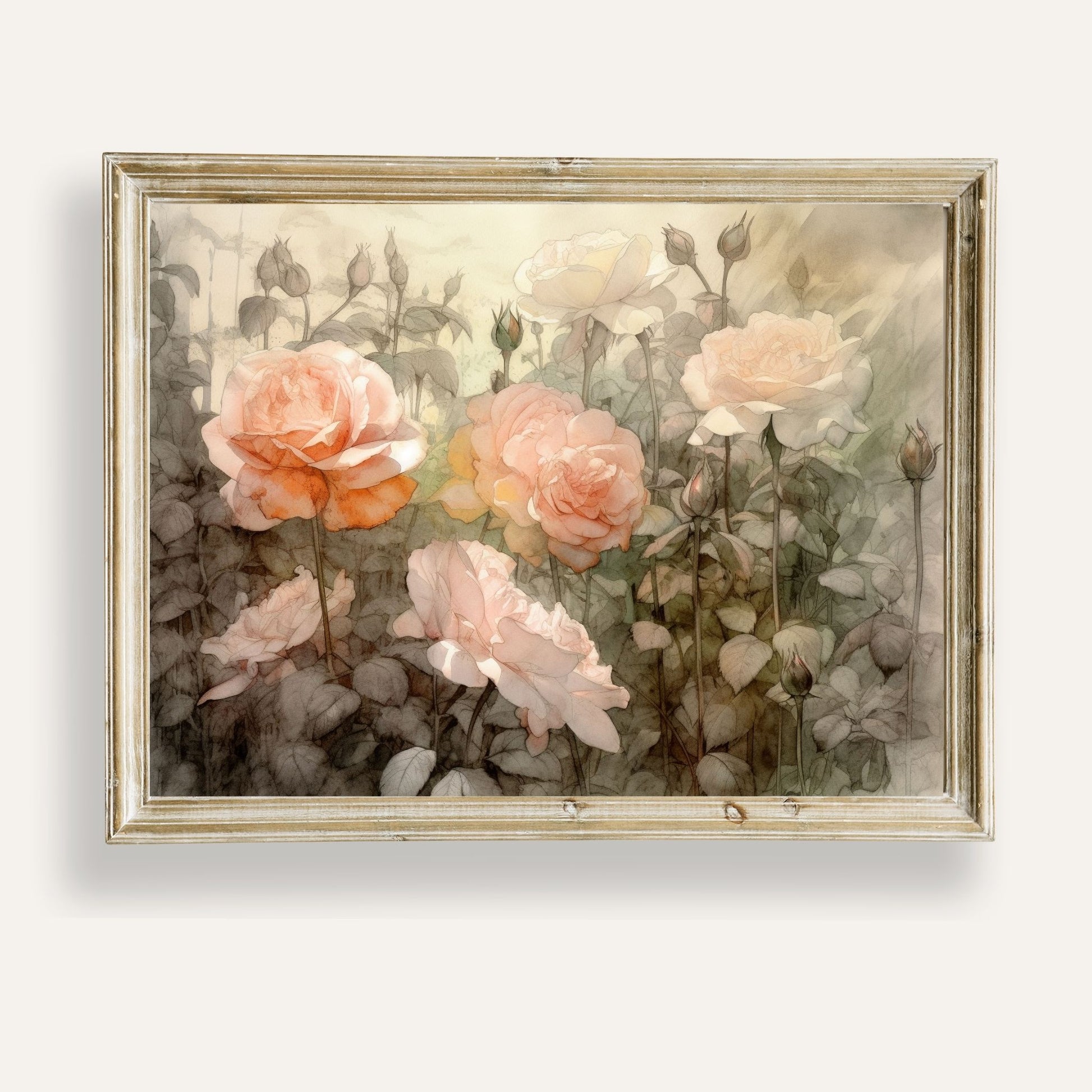 Soft and dreamy floral arrangement captured in gentle, romantic tones
