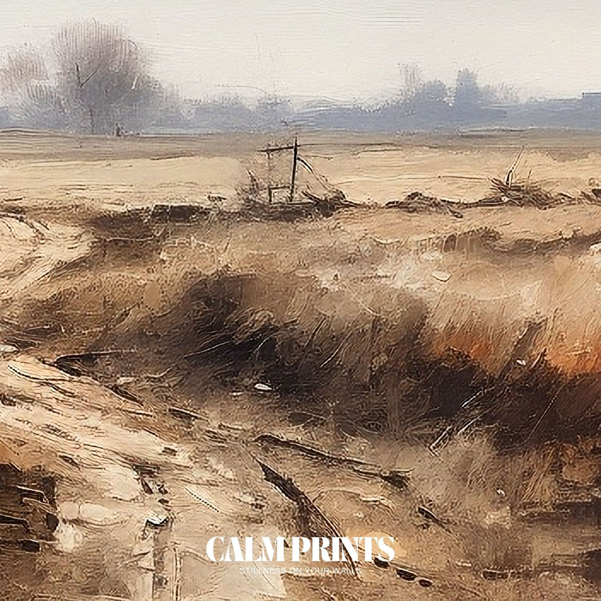 A natural walkway in fall, framed by trees in vibrant autumn tones