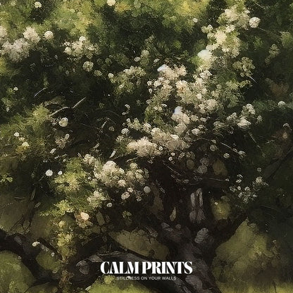 Tree blooming under fresh spring air and soft natural light
