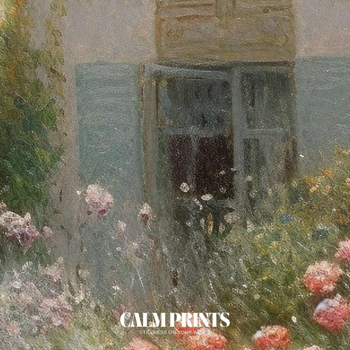 Lush garden retreat with a charming cottage hidden amongst the flowers
