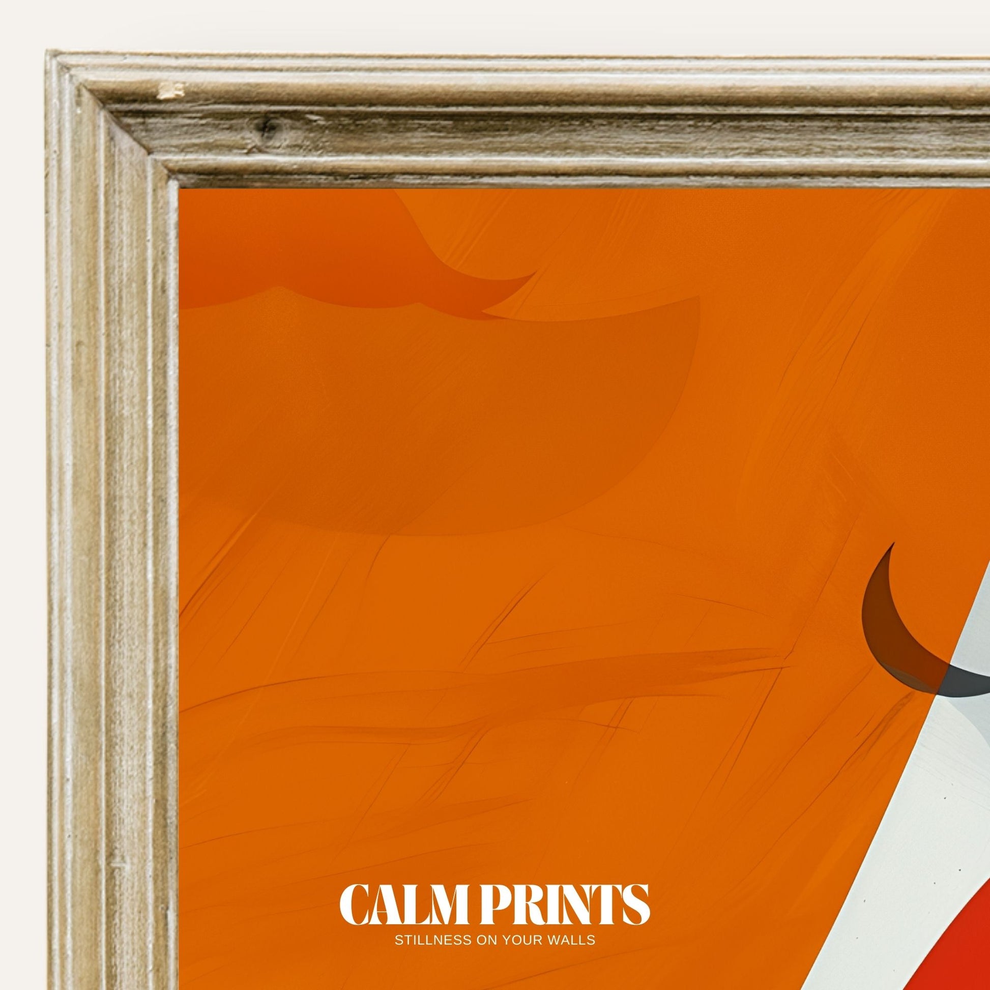 Minimalist art of a face outline in abstract silhouette style