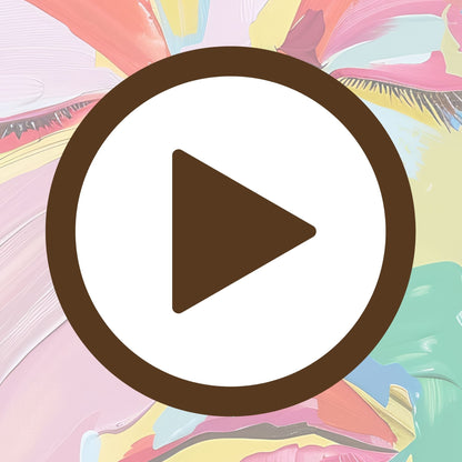 Contemporary face artwork with vibrant tones and artistic symmetry

