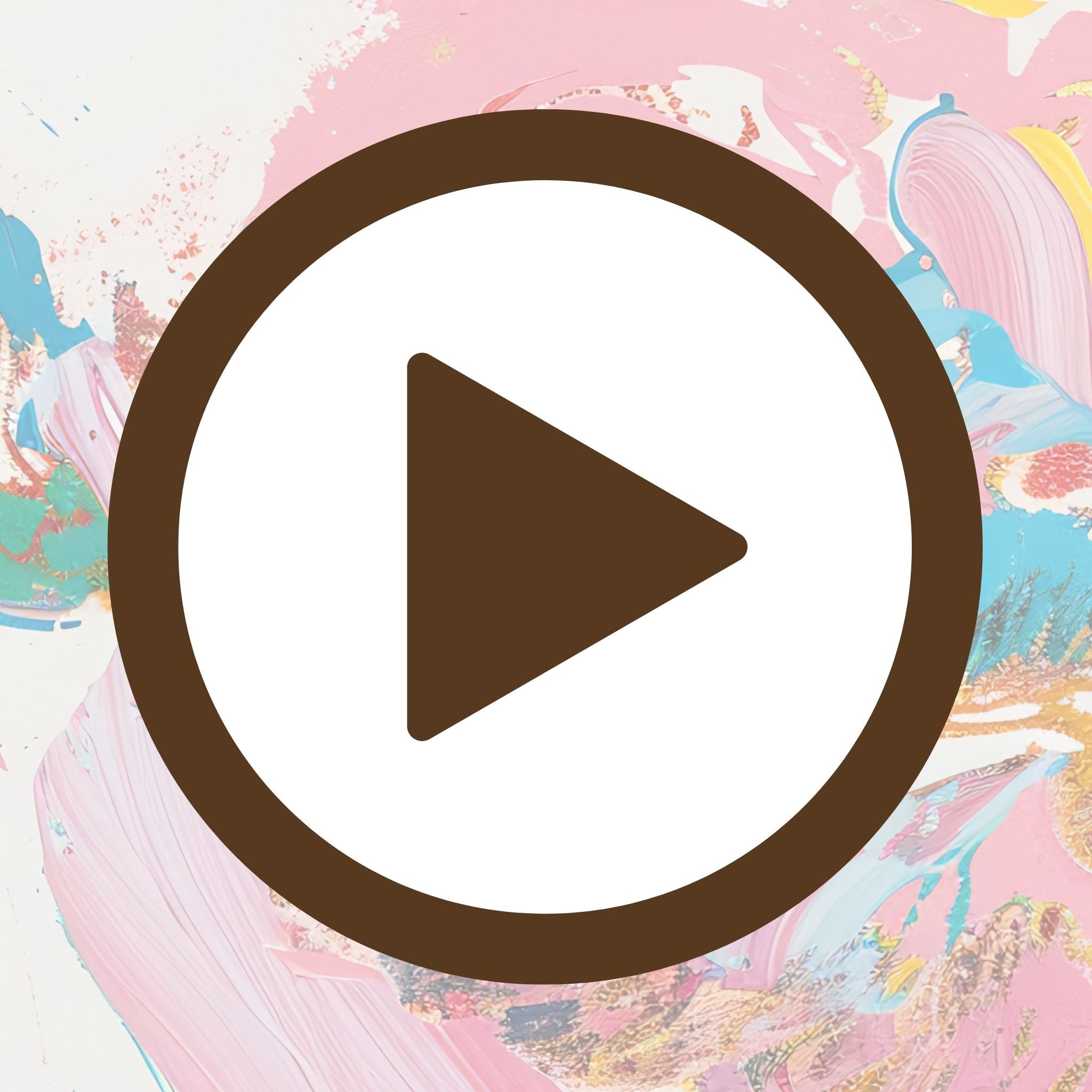 Abstract art scene of a face immersed in colour and artistic form

