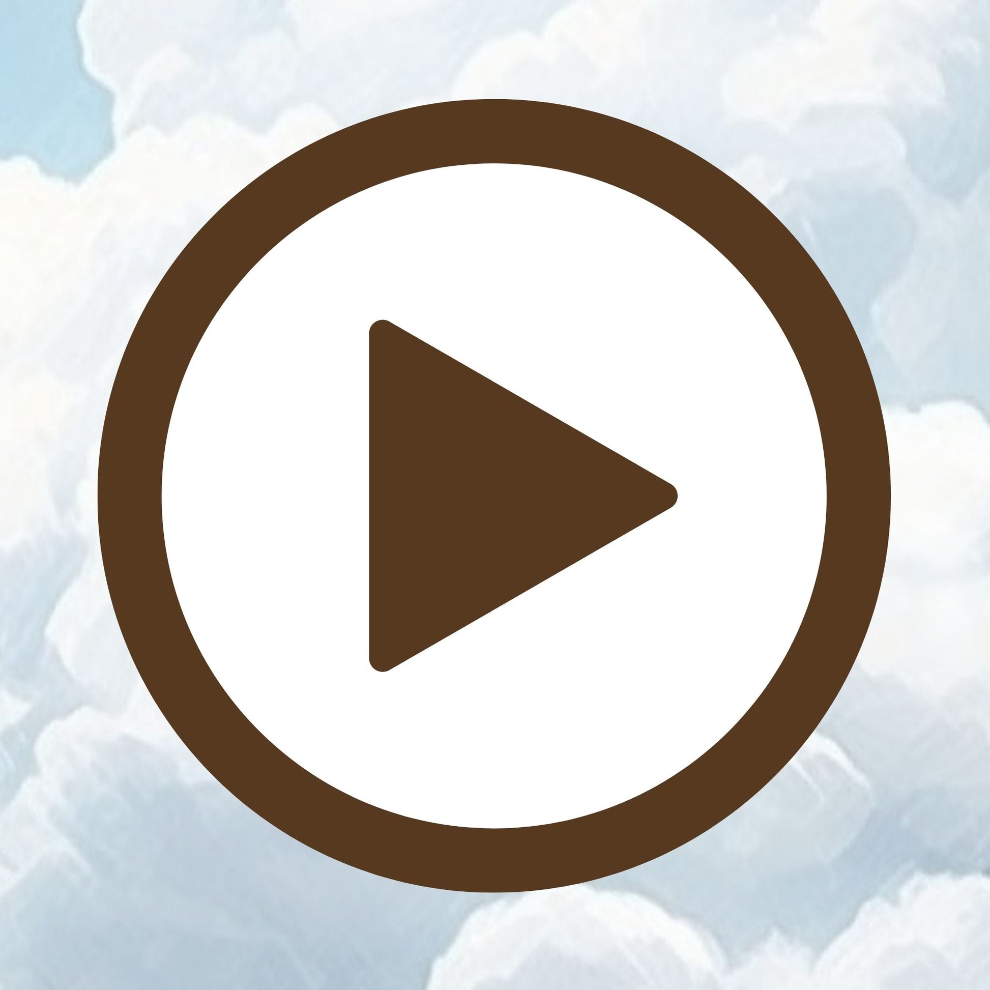 Heavenly cloudscape with soft billows against a pale blue sky