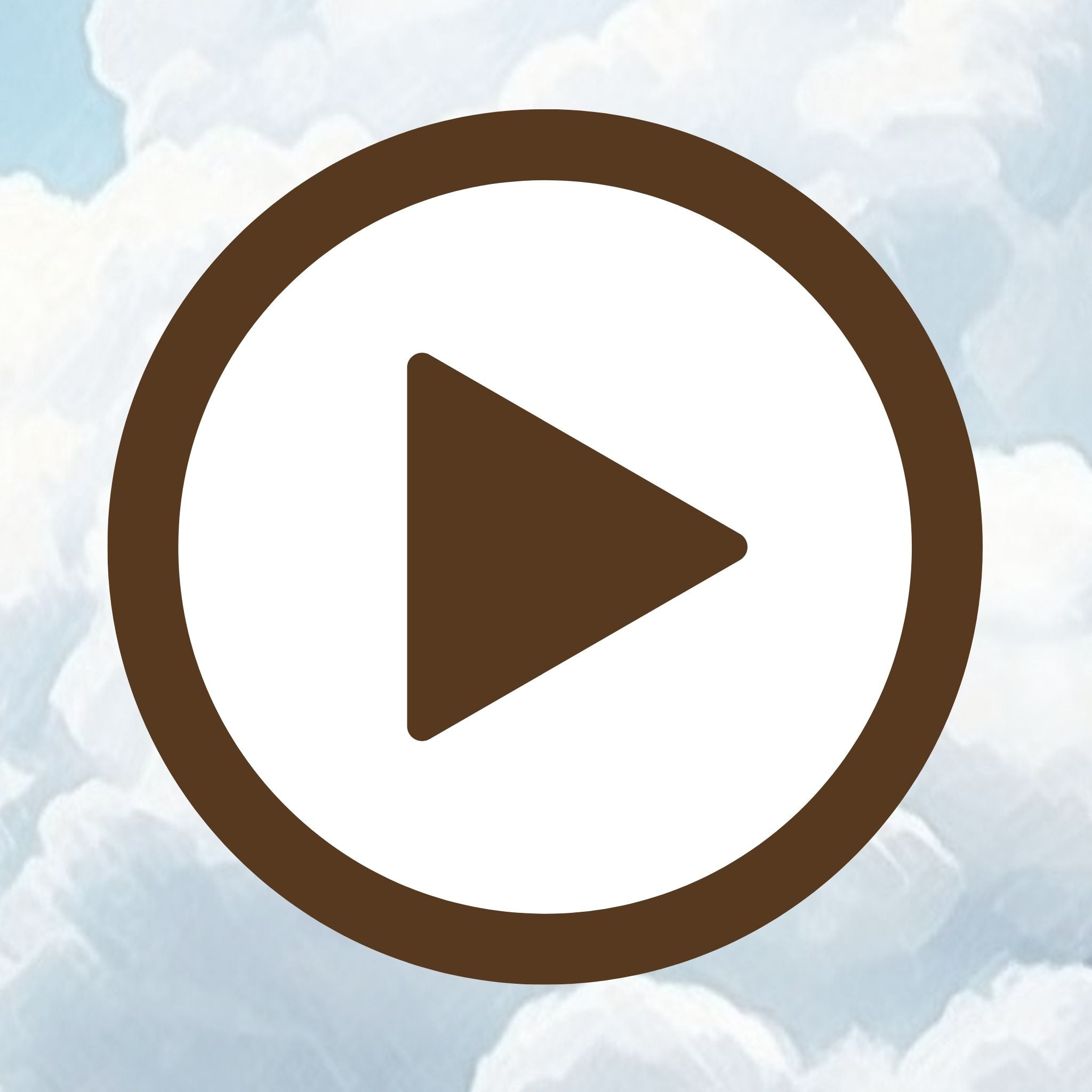 Heavenly cloudscape with soft billows against a pale blue sky