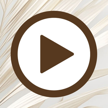 Elegant Beige Palm Leaf on Neutral Background Poster