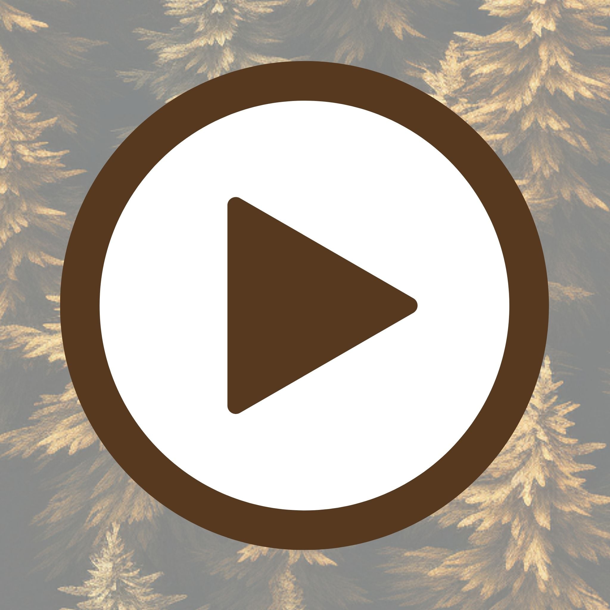 Poster capturing autumn leaf patterns from high above the forest