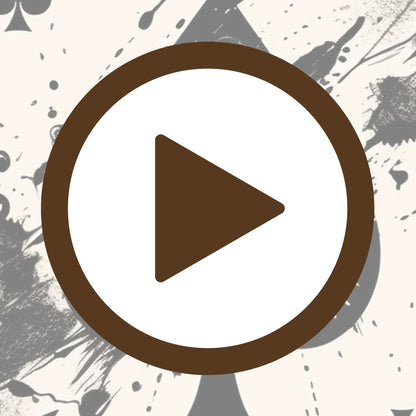 Stylised wall art of a spade card with artistic depth and character