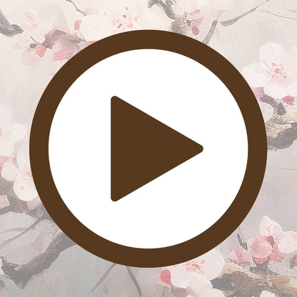 Spring serenity captured with cherry blooms and a gentle water view

