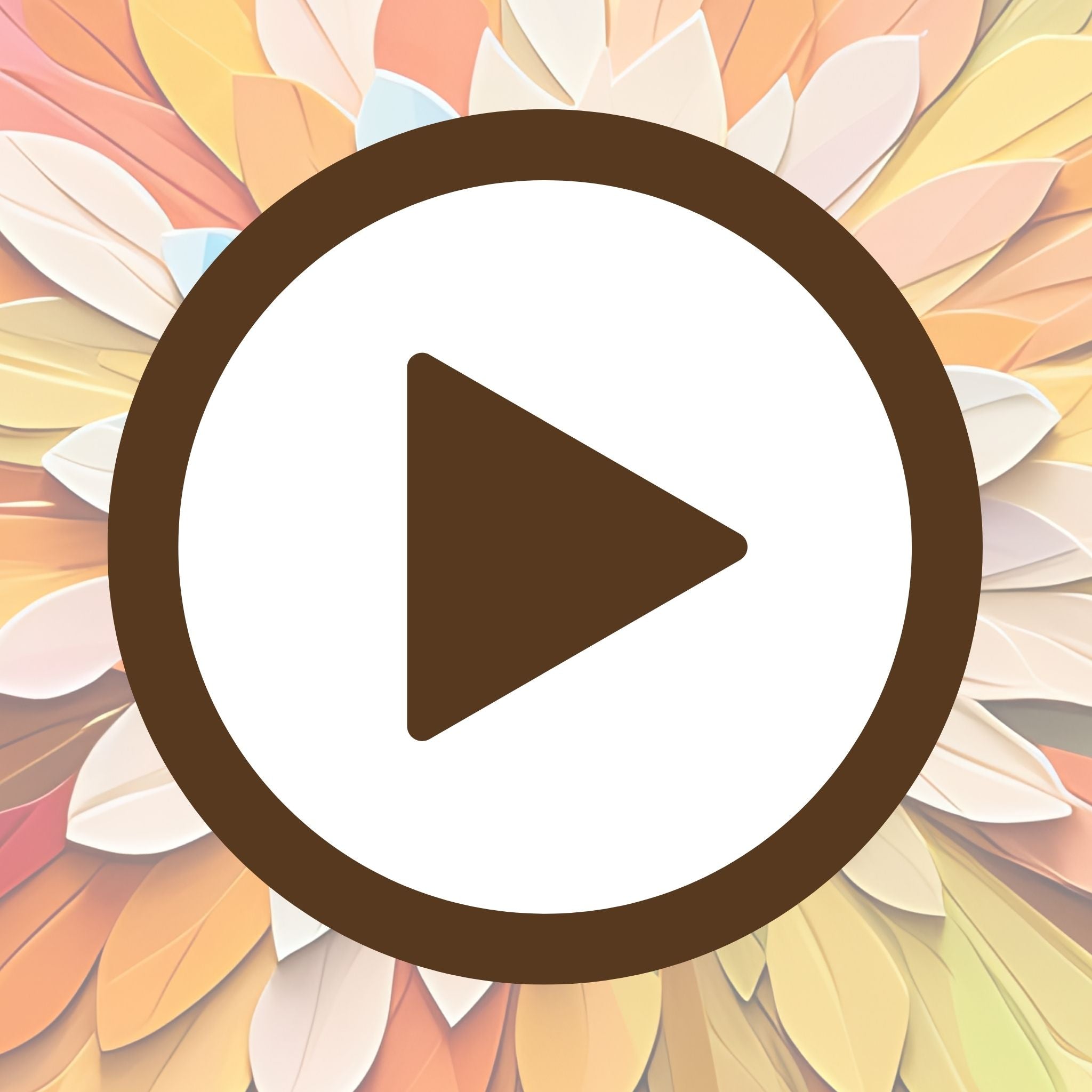 Expressive wall art of a colourful flower burst filled with energy and charm

