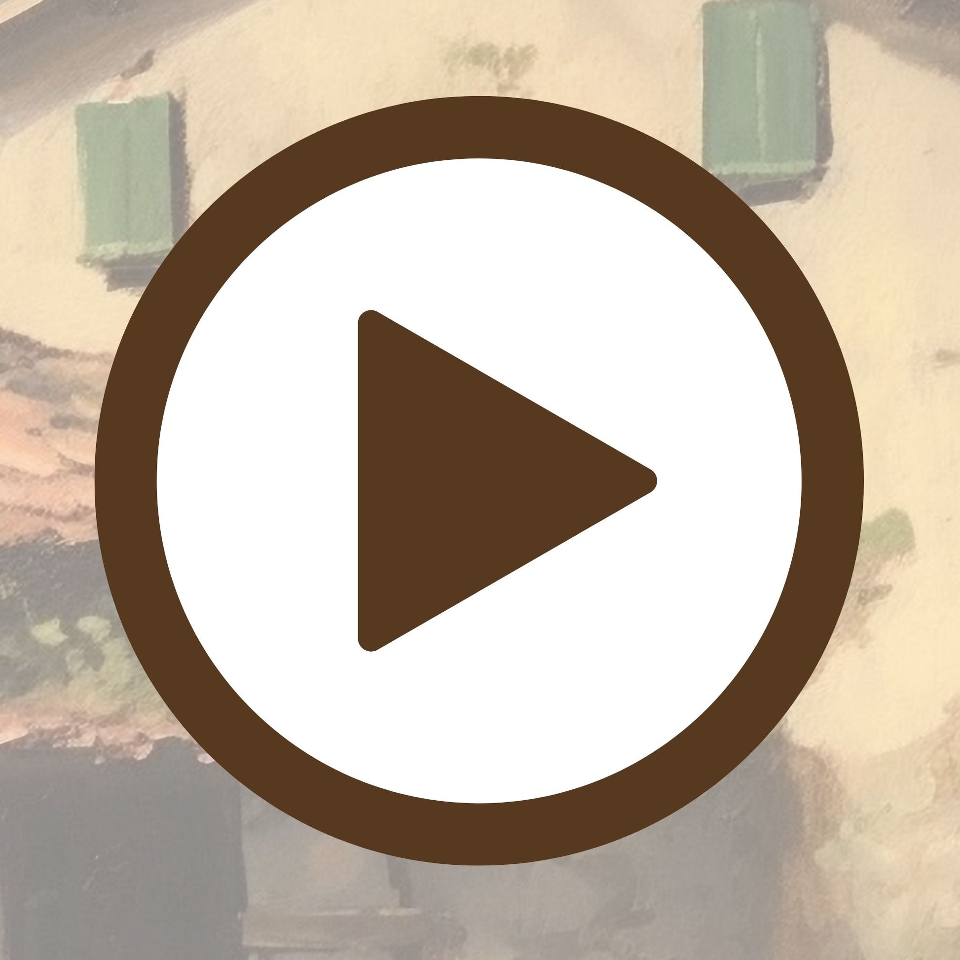 Peaceful rural cottage scene filled with texture, light and countryside charm