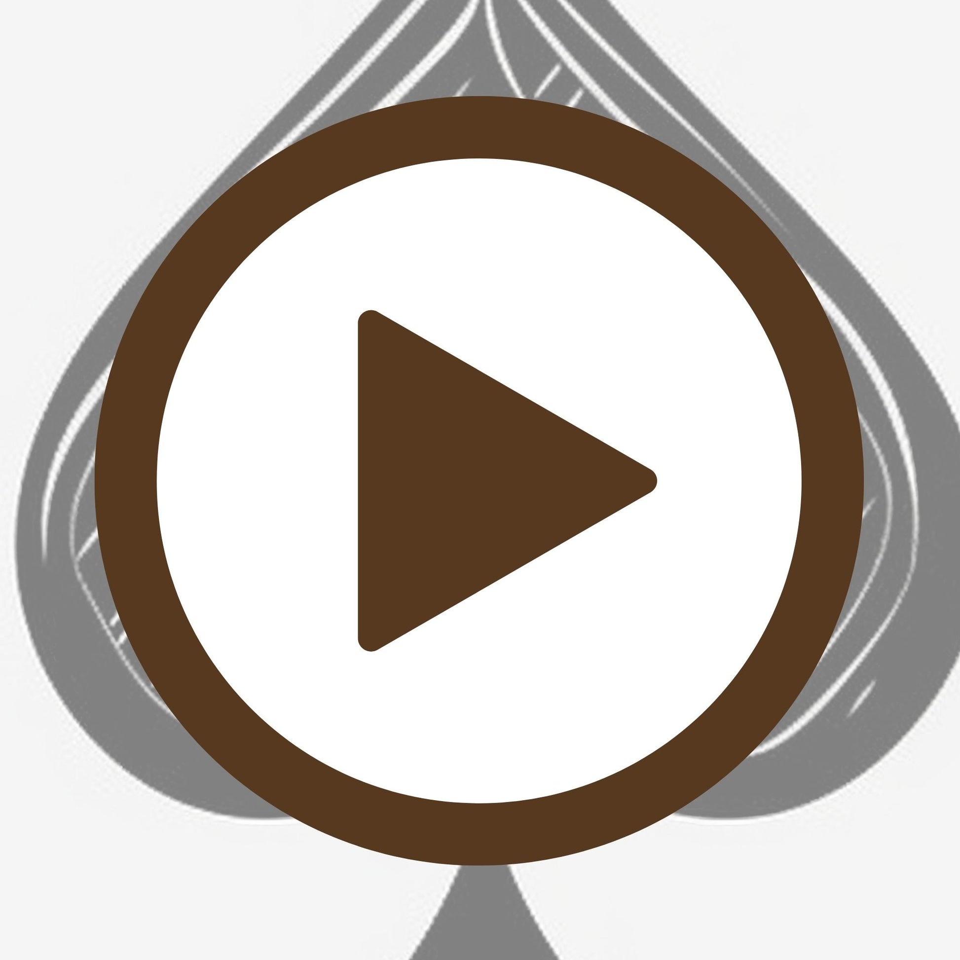 Artistic design print featuring the spade icon in striking form