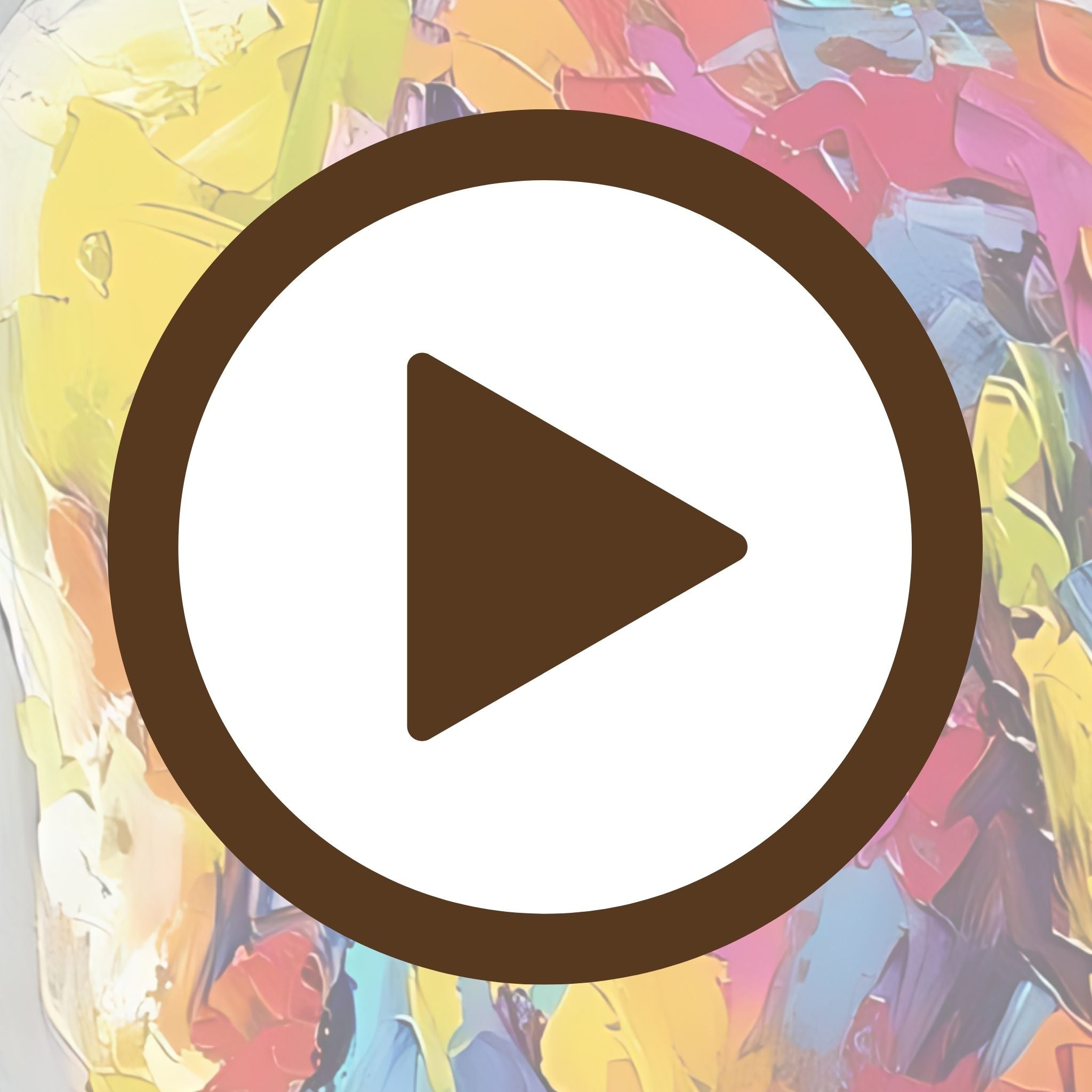 Modern silhouette created with a bold palette and artistic brushwork

