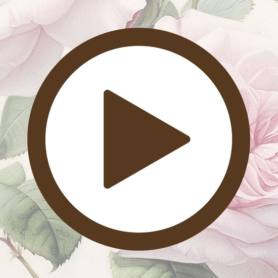 Timeless floral print with pastel pink roses and vintage softness

