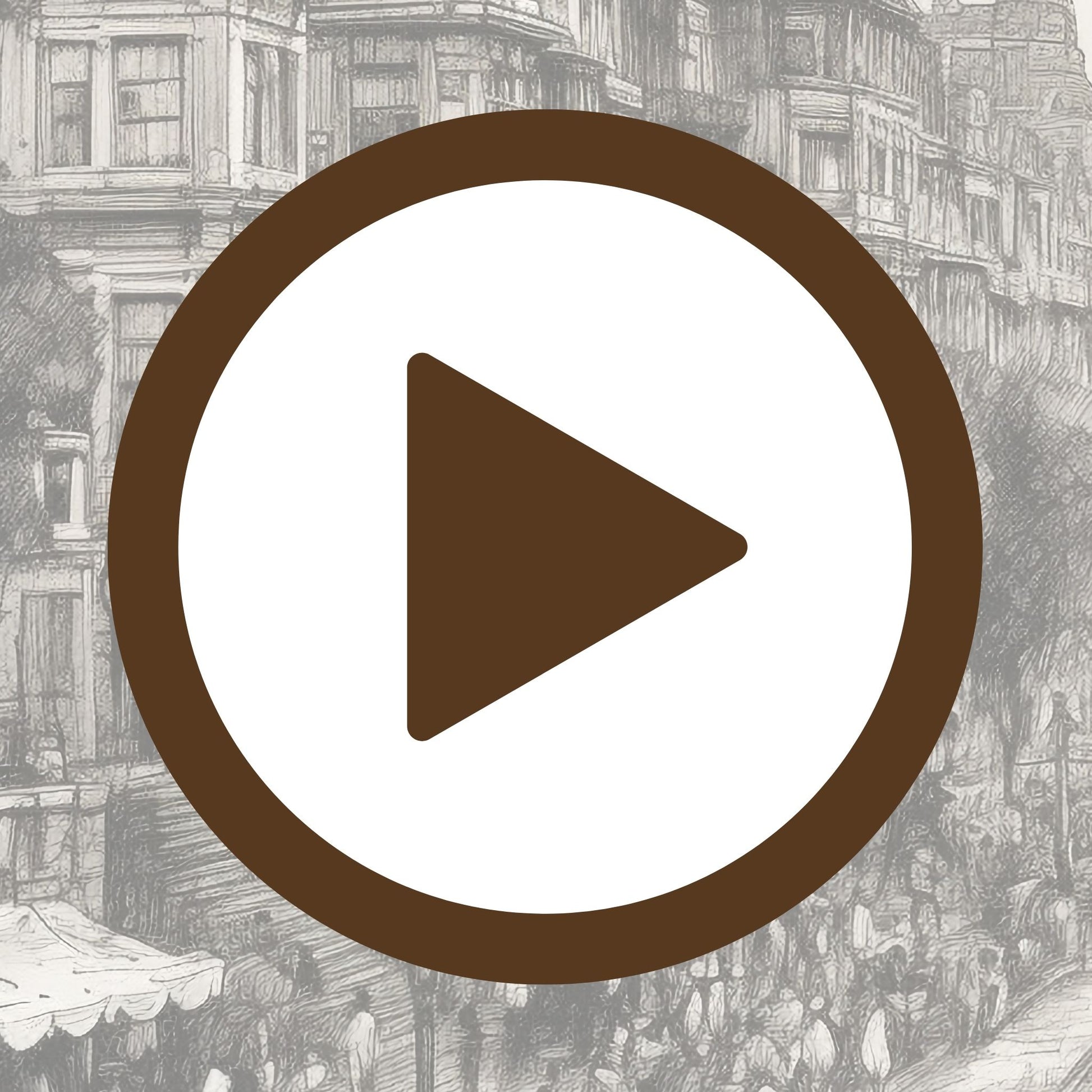 Poster of a charming urban walkway full of life, colour and character

