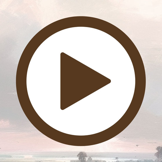 Peaceful sunset over an open field painted in soft pastel hues