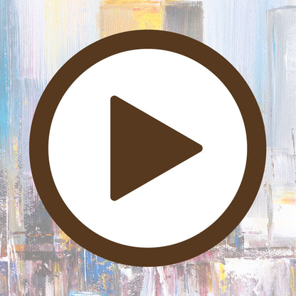 Stylised cityscape poster featuring a marina with anchored boats