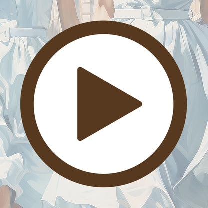 Floral summer dresses flutter during a warm-day stroll in a peaceful setting

