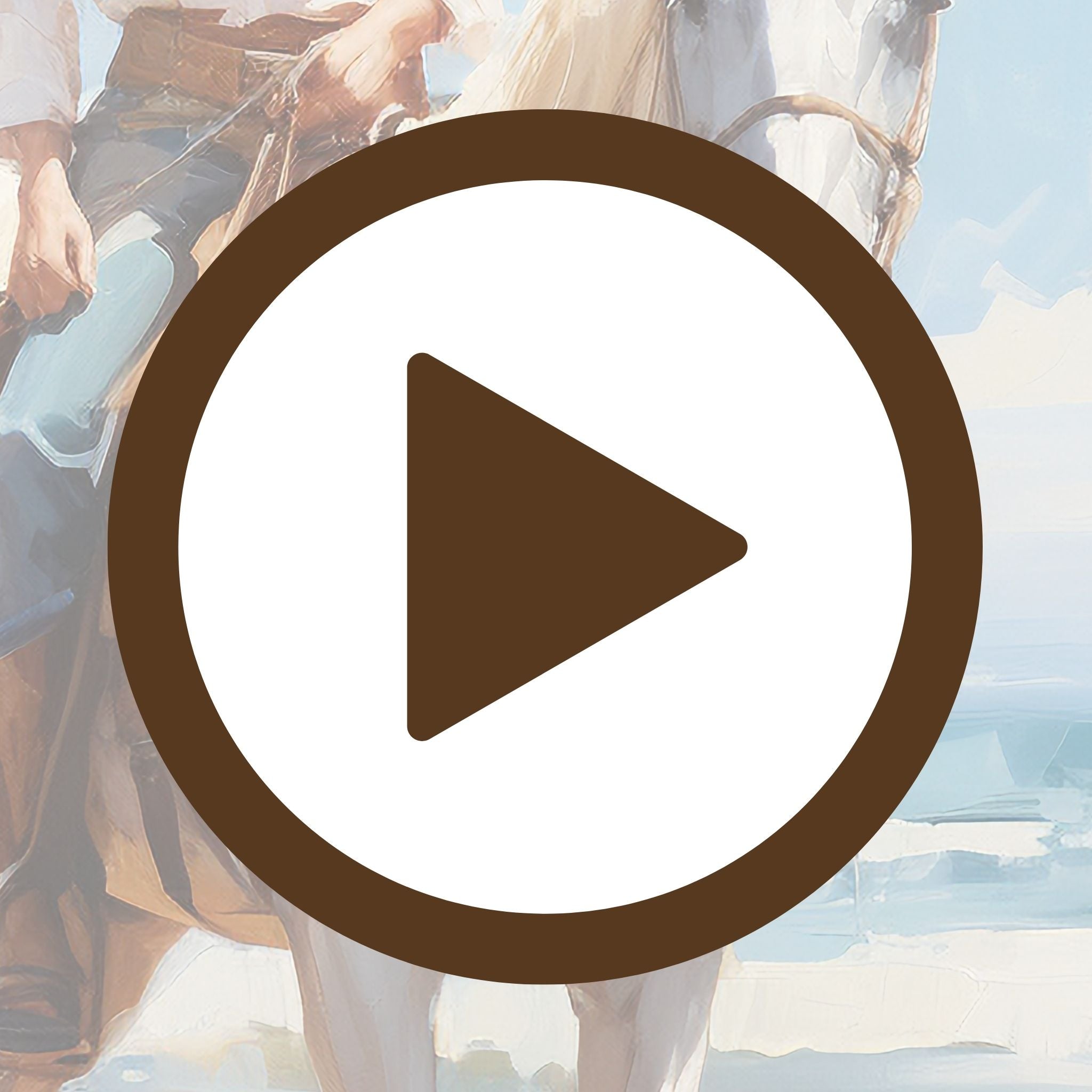 Poster of a peaceful coastal moment featuring a lone cowgirl on horseback

