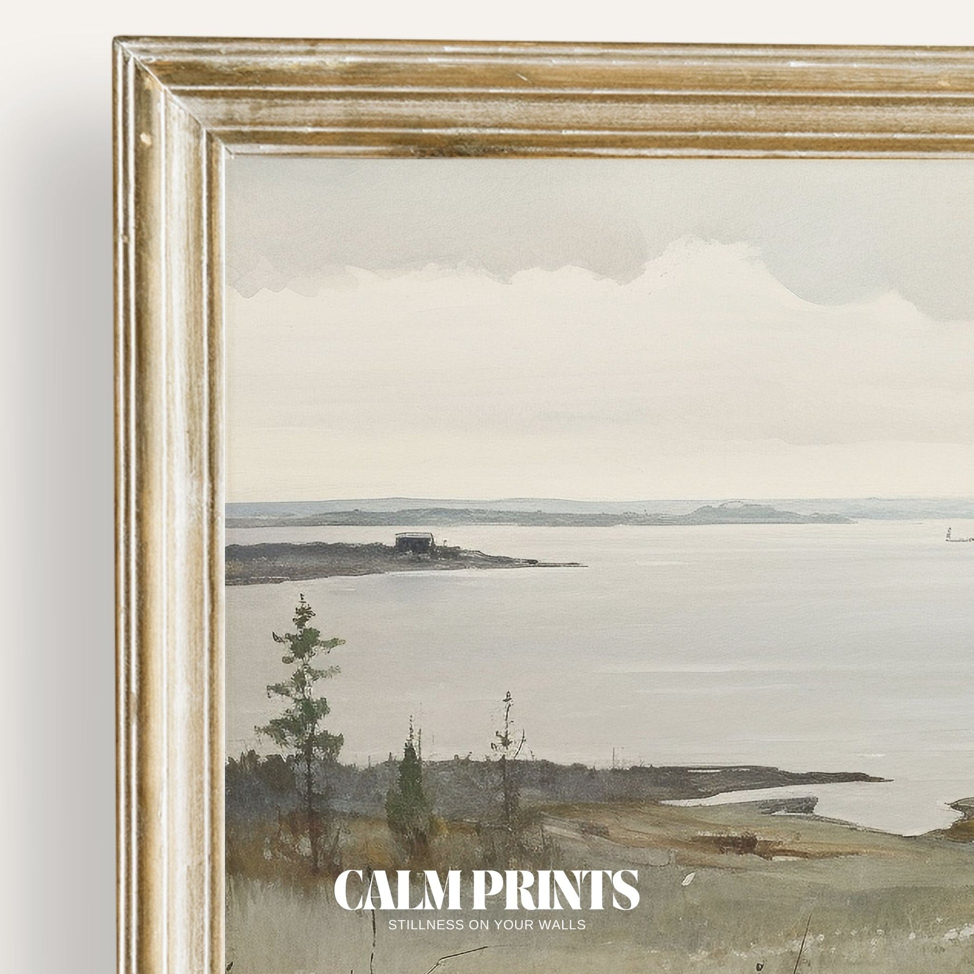 Serene seaside meadow filled with golden grass and ocean breeze
