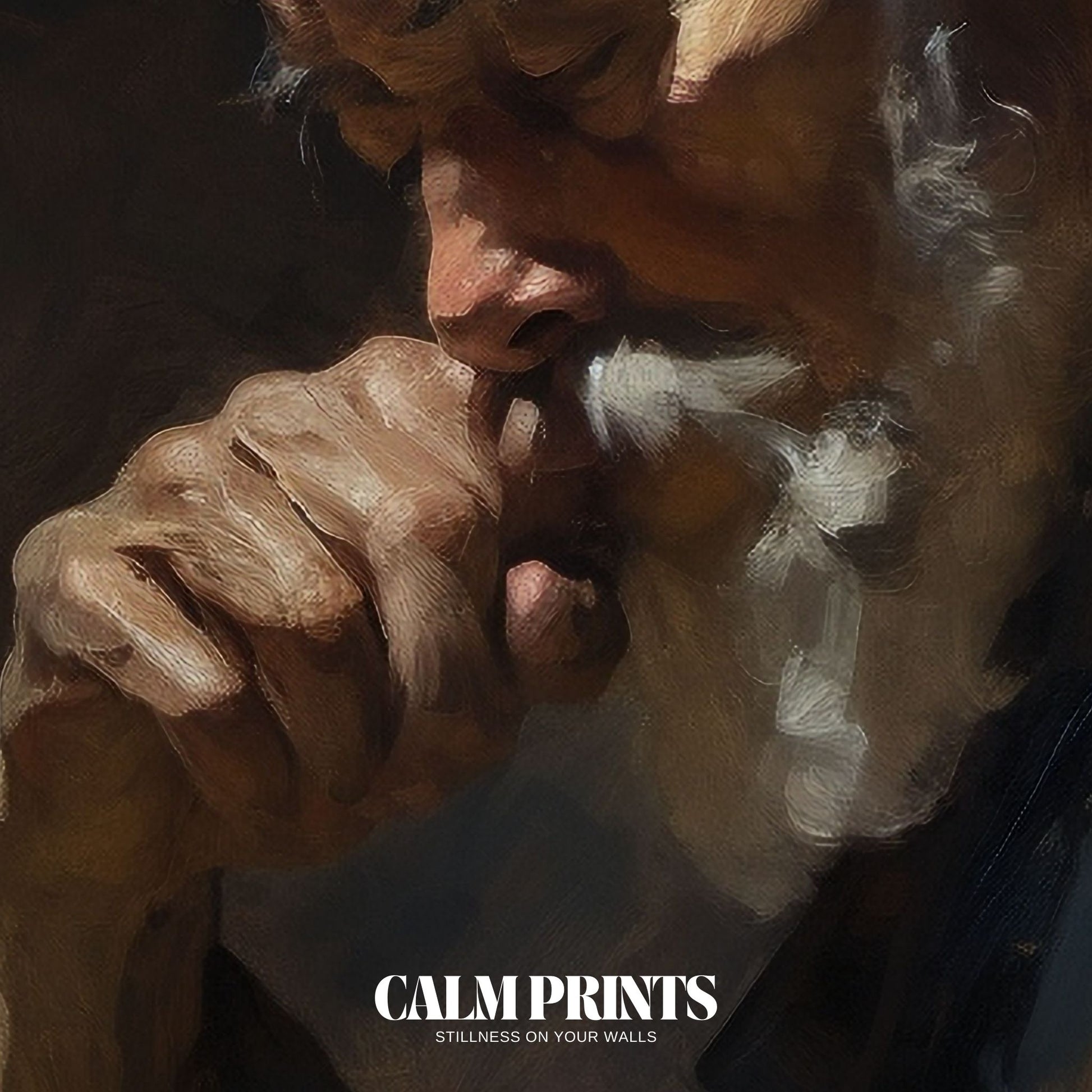 Portrait of a senior bathed in soft light, reflecting a life of experience
