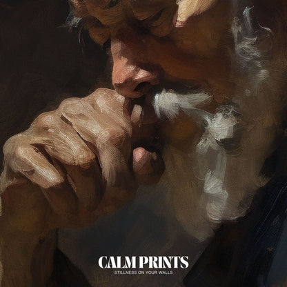 Portrait of a senior bathed in soft light, reflecting a life of experience
