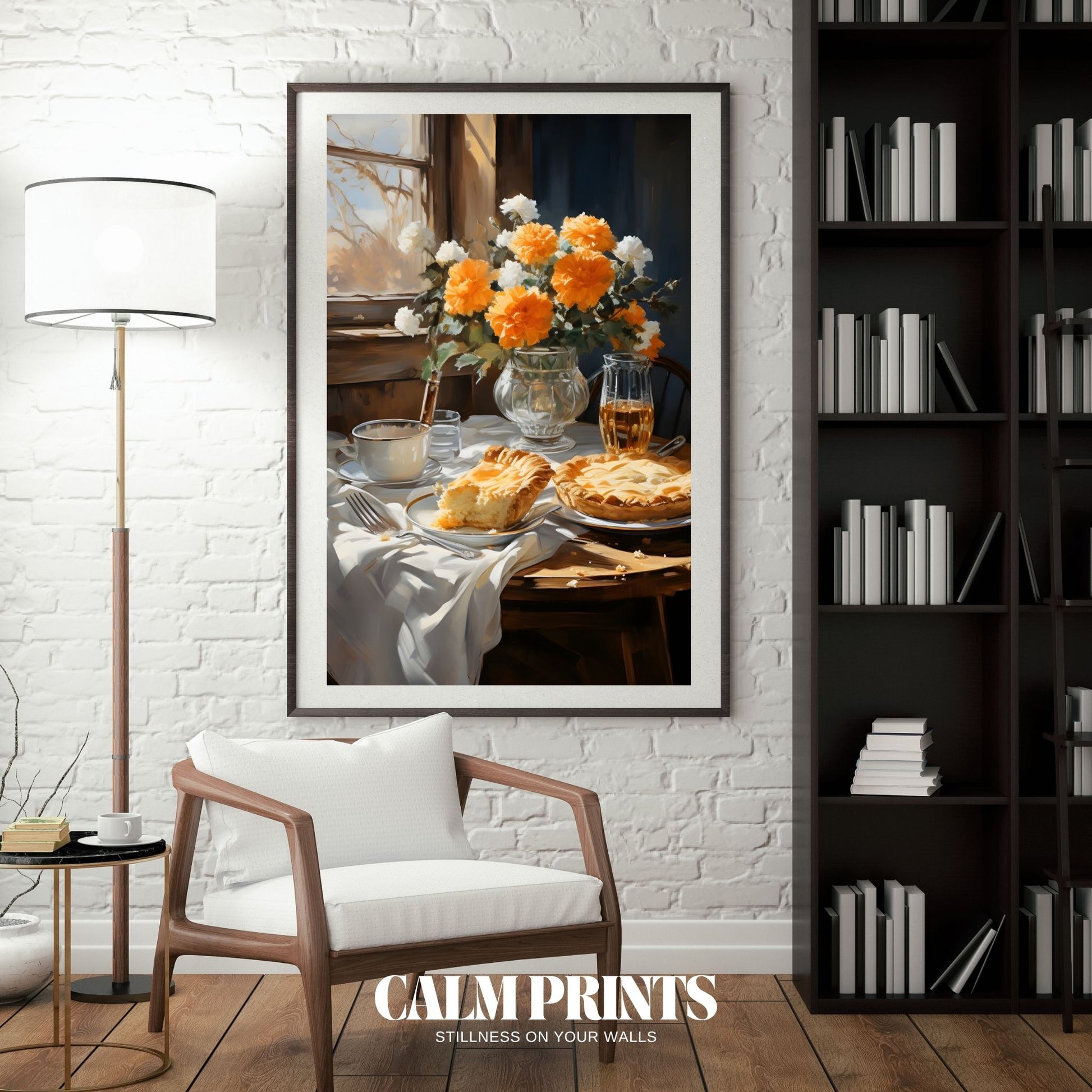 Serene home interior bathed in afternoon light and cosy ambience
