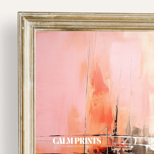 Soft pastel abstract artwork with calming tones and fluid movement