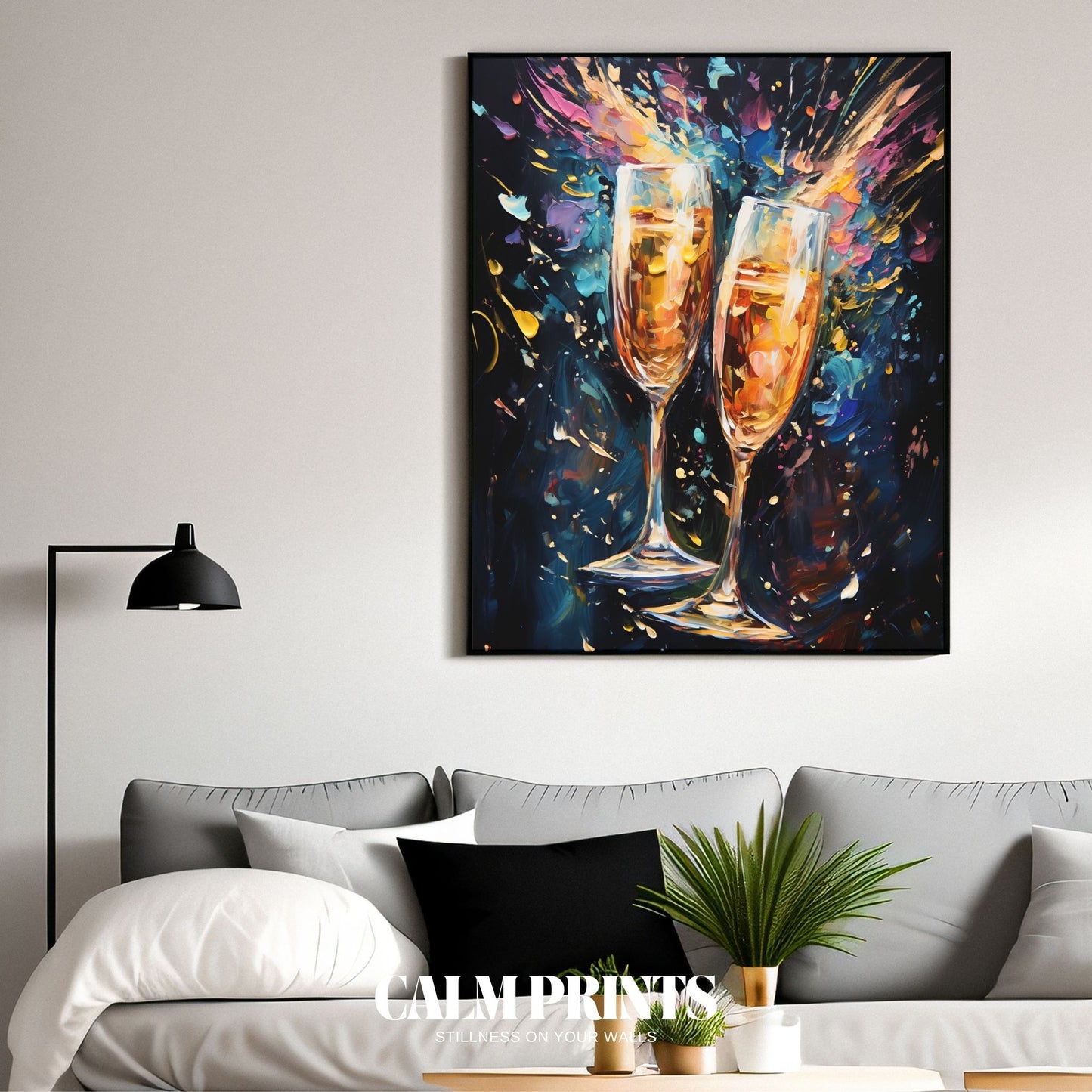 Vibrant burst of colour expressing movement, freedom, and festivity
