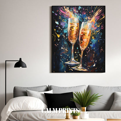 Vibrant burst of colour expressing movement, freedom, and festivity
