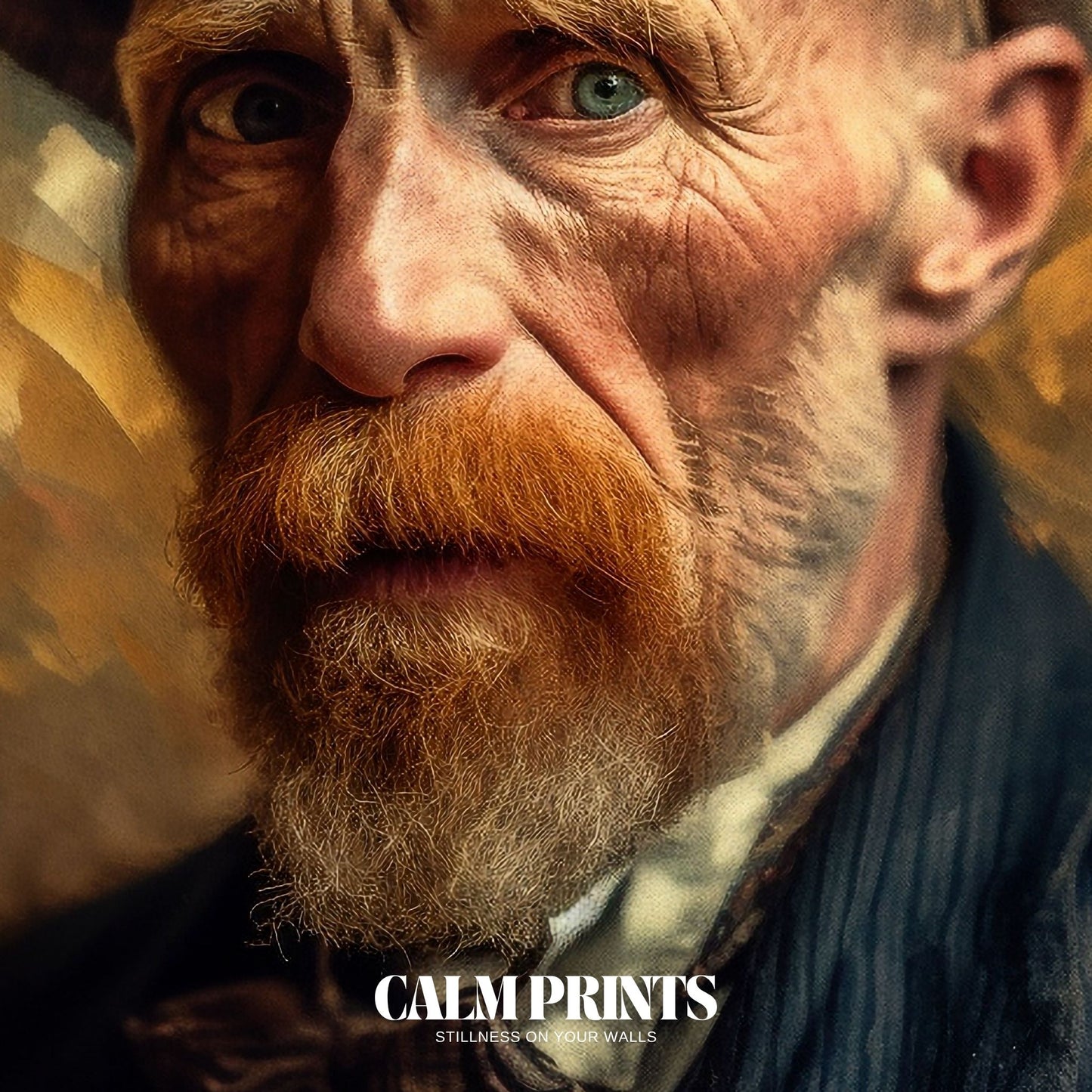 Close-up vintage portrait with soft glow and elegant character
