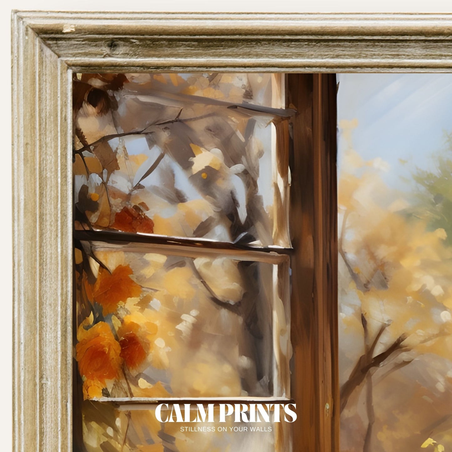 Morning light streams through a window onto a quiet autumn breakfast