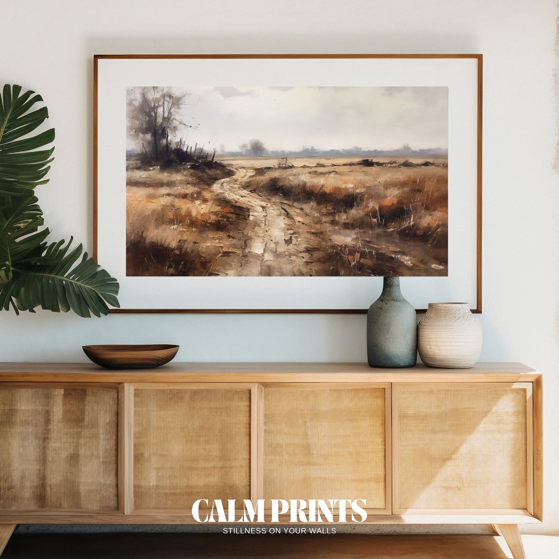 Art print of a woodland path perfect for a tranquil autumn walk